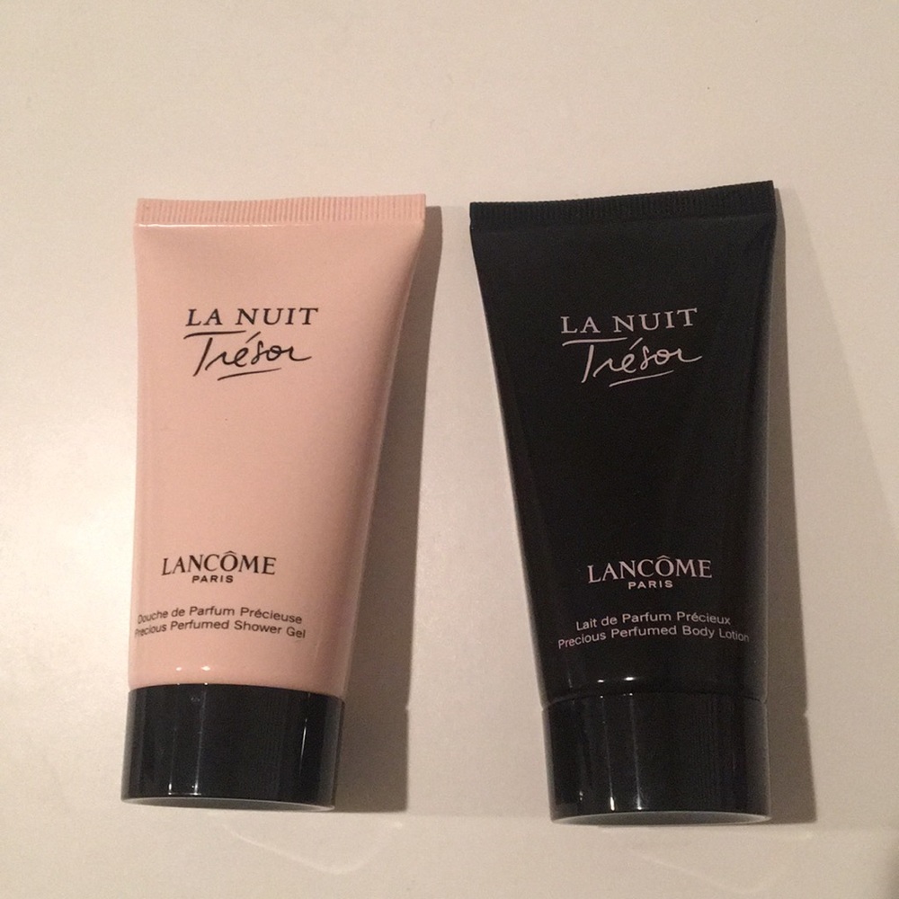 Lancome LA Nuit Tresor body wash and lotion duo